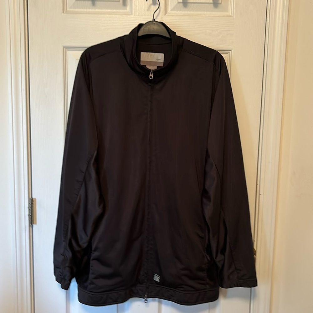 Vintage Nike Zip Up Athletic Jacket XXL Black